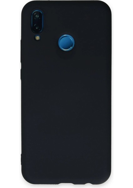 Huawei P20 Lite Kılıf Nano Içi Kadife Silikon - Lacivert - TOA6372-1160