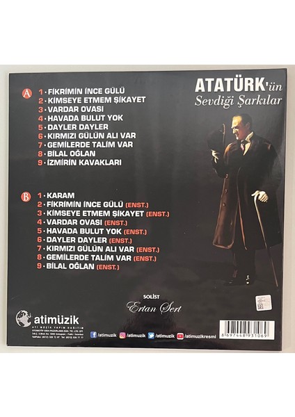 Atatürk'ün Sevdiği Şarkılar Lp Plak fiyatları