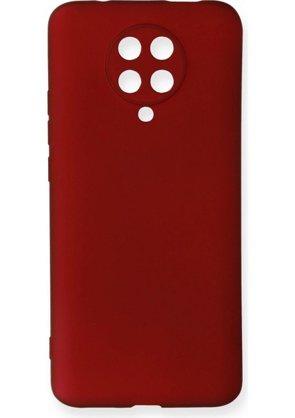Xiaomi K30 Pro Kılıf First Silikon - Bordo - TOA5166-5096