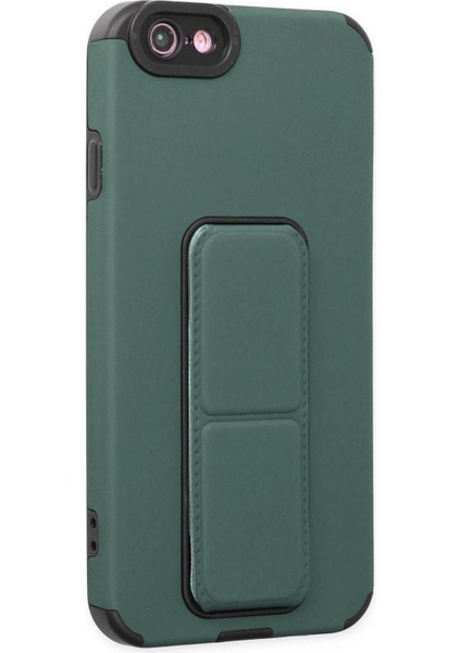 iPhone 6 Kılıf Mega Standlı Silikon - Yeşil - TOA2229-6101 fiyatları
