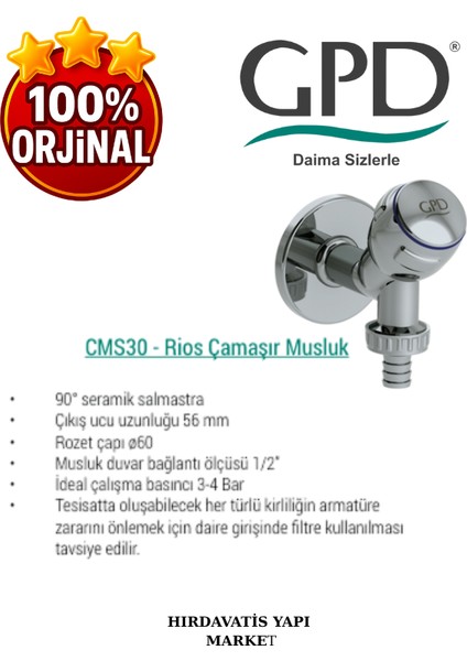 CMS30 Çamaşır Musluk fırsatları