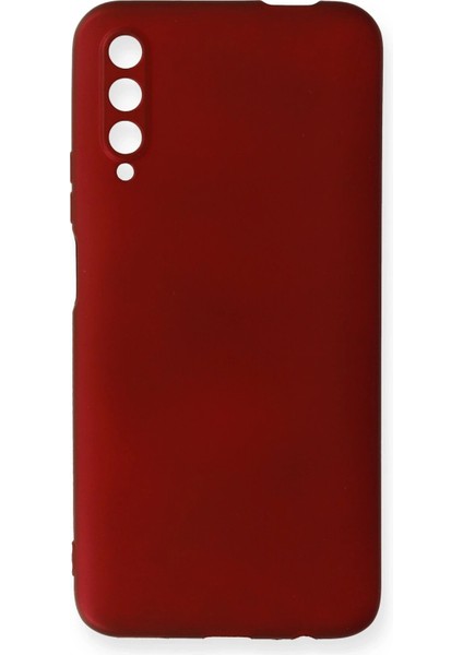 Huawei P Smart Pro / Y9S Kılıf First Silikon - Bordo - TOA6035-9135