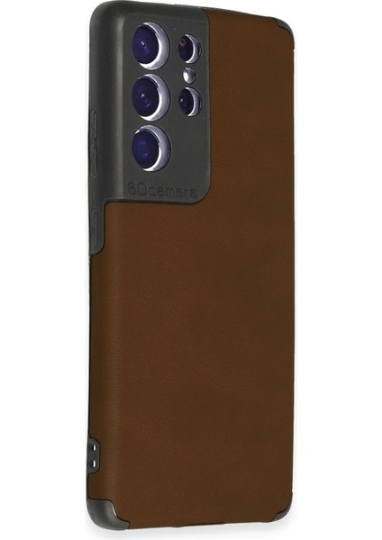 Samsung Galaxy S21 Ultra Kılıf Loop Deri Silikon - Kahverengi - TOA5562-4785 fiyatları