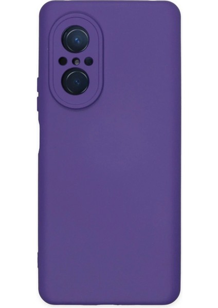 Huawei Nova 9 Se Kılıf Nano Içi Kadife Silikon - Mor - TOA1690-7365