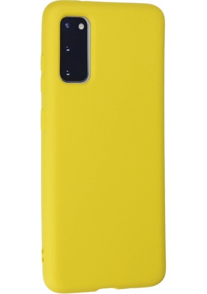 Samsung Galaxy S20 Kılıf Nano Içi Kadife Silikon - Sarı - TOA8741-5574 modelleri