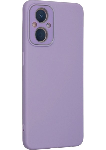 Oppo Reno 7 Lite Kılıf Lansman Glass Kapak - Lila - TOA9535-7330 modelleri