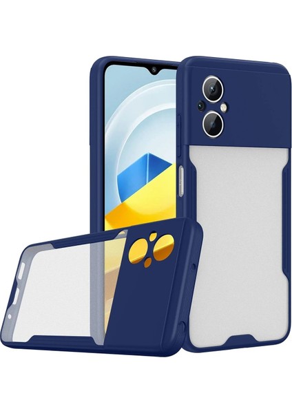 Xiaomi Poco M5 Kılıf Platin Silikon - Lacivert - TOA8986-9998