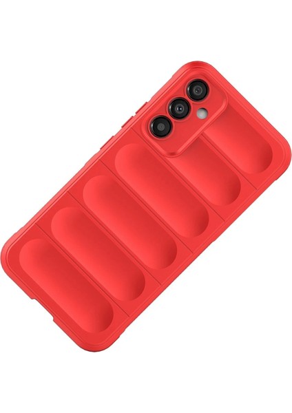 Samsung Galaxy A25 5g Kılıf Optimum Silikon - Kırmızı - TOA2226-2127 modelleri