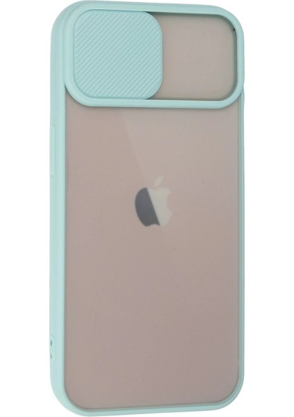 iPhone 13 Kılıf Palm Buzlu Kamera Sürgülü Silikon - Turkuaz - TOA1359-7625 fiyatları