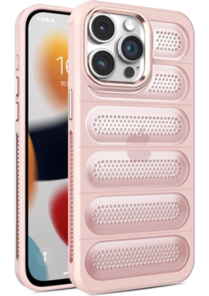 iPhone 15 Pro Max Kılıf Airmax Silikon Kapak - Pembe - TOA5024-1491