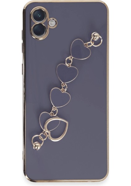 Samsung Galaxy A04E Kılıf Esila Silikon - Gri - TOA4688-5975