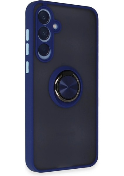 Samsung Galaxy A25 5g Kılıf Montreal Yüzüklü Silikon Kapak - Lacivert - TOA1075-9303 fiyatları