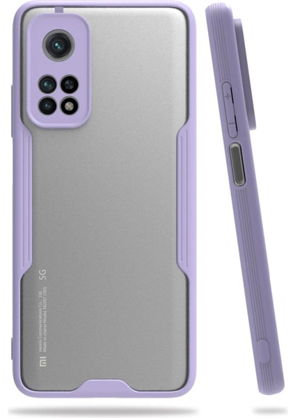 Xiaomi Mi 10T Pro Kılıf Platin Silikon - Lila - TOA7520-6863