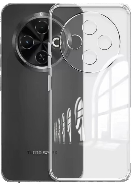 Tecno Spark 30C Kılıf Lüx Şeffaf Silikon - TOA9921-4994