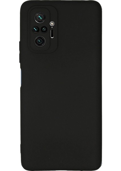 Xiaomi Redmi Note 10 Pro Kılıf First Silikon - Siyah - TOA1705-4389