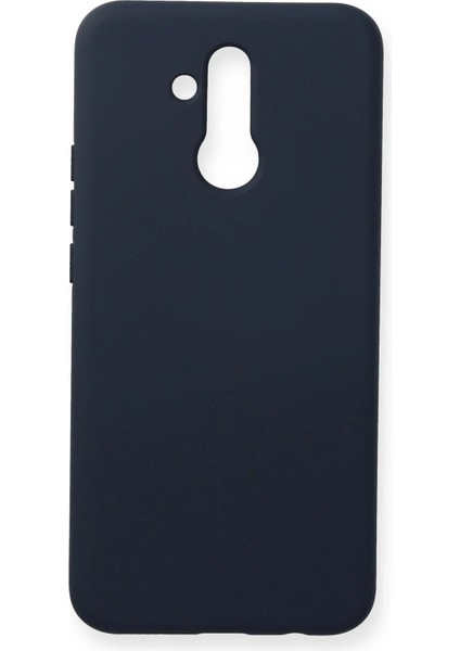 Huawei Mate 20 Lite Kılıf Nano Içi Kadife Silikon - Lacivert - TOA5862-5275