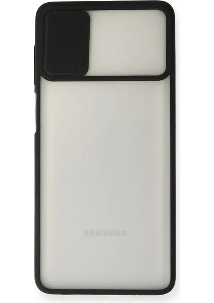 Samsung Galaxy M51 Kılıf Palm Buzlu Kamera Sürgülü Silikon - Siyah - TOA3733-9343 fiyatları