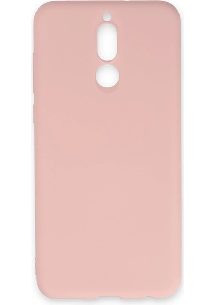 Huawei Mate 10 Lite Kılıf Nano Içi Kadife Silikon - Pudra - TOA5439-6921