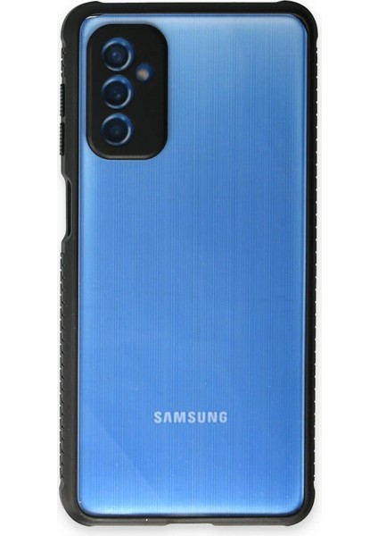 Samsung Galaxy M52 5g Kılıf Miami Şeffaf Silikon - Siyah - TOA1331-4497