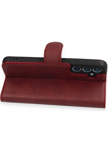 Samsung Galaxy A54 5g Kılıf Trend S Plus Kapaklı Kılıf - Kırmızı - TOA1479-4218 fırsatları