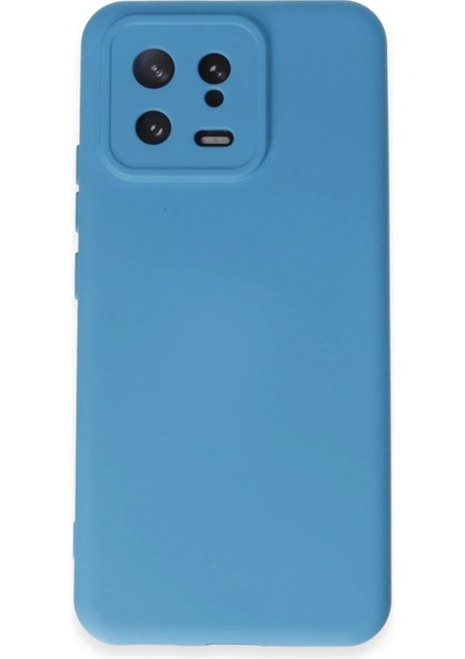 Xiaomi Mi 13 Kılıf Nano Içi Kadife Silikon - Mavi - TOA5369-1644