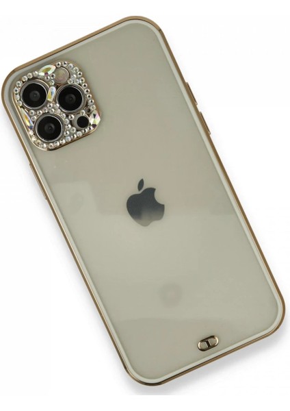 iPhone 12 Pro Kılıf Liva Taşlı Silikon - Beyaz - TOA2222-6319 modelleri