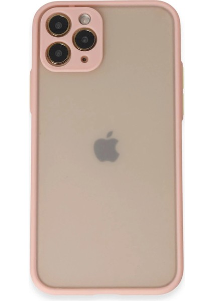 iPhone 11 Pro Kılıf Montreal Silikon Kapak - Pembe - TOA5281-7183