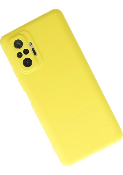 Xiaomi Redmi Note 10 Pro Kılıf Nano Içi Kadife Silikon - Sarı - TOA3043-1459 modelleri