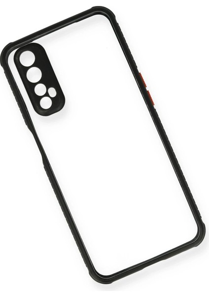 Realme 7 Kılıf Miami Şeffaf Silikon - Siyah - TOA8442-6169 modelleri
