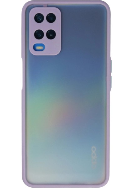 Oppo A54 4g Kılıf Montreal Silikon Kapak - Mor - TOA7141-6990