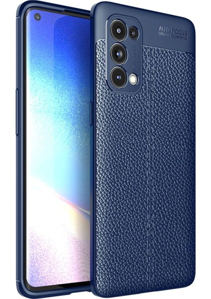 Oppo Reno 5 Pro Kılıf Auto Focus Kapak - Lacivert - TOA5155-3843