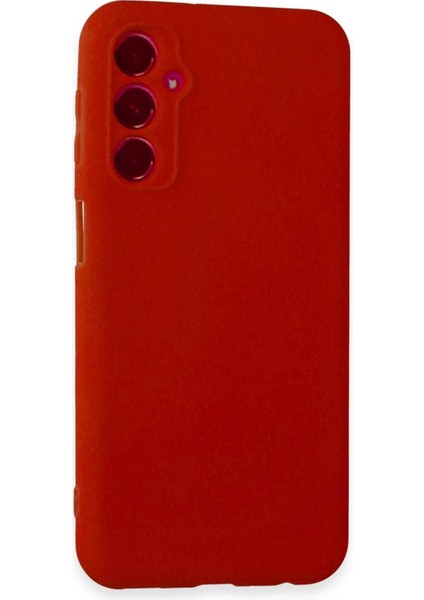 Samsung Galaxy M34 5g Kılıf First Silikon - Kırmızı - TOA5118-4823