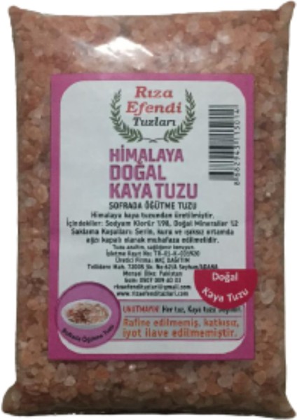 Himalaya Doğal Kaya Tuzu Pembe Iri Granül 1 kg