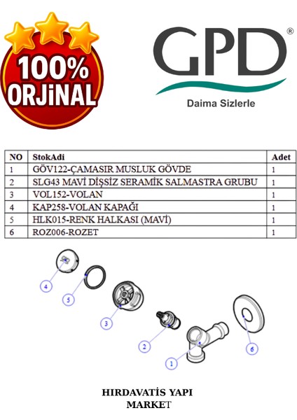 CMS30-2 Çamaşır Musluk (Rakorsuz) indirimleri