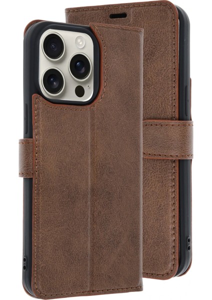 iPhone 15 Pro Max Kılıf Trend S Plus Kapaklı Kılıf - Taba - TOA3736-6221 fiyatları