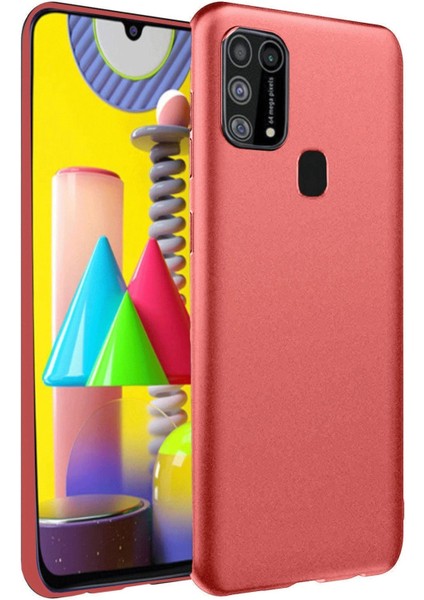 Samsung Galaxy M31 Kılıf Nano Içi Kadife Silikon - Kiremit - TOA2153-4322 fiyatları