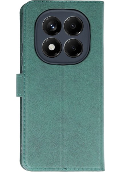 Xiaomi Redmi Note 14 Pro 5g Kılıf Trend S Plus Kapaklı Kılıf - Yeşil - TOA2718-4981