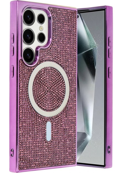 Samsung Galaxy S24 Ultra Helen Magsafe Kapak - Derin Mor - TOA5499-8336 modelleri