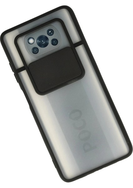 Xiaomi Pocophone X3 Kılıf Palm Buzlu Kamera Sürgülü Silikon - Siyah - TOA2794-8383 fiyatları