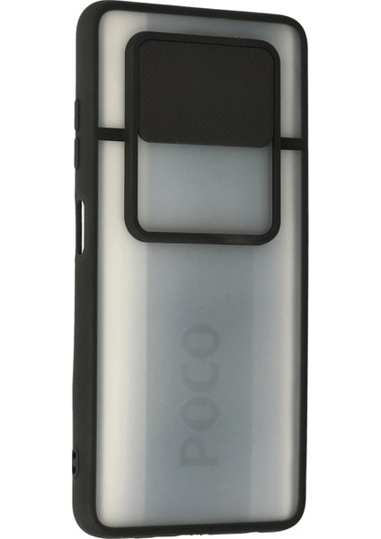 Xiaomi Pocophone X3 Kılıf Palm Buzlu Kamera Sürgülü Silikon - Siyah - TOA2794-8383 modelleri