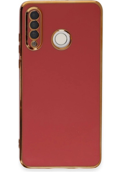 Huawei P30 Lite Kılıf Volet Silikon - Kırmızı - TOA2272-6697