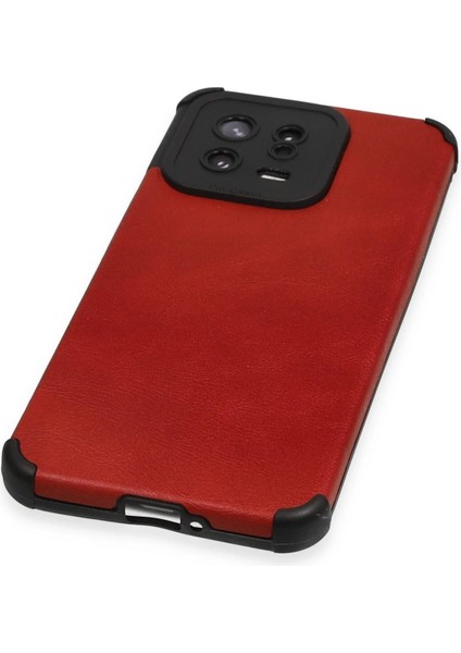 Xiaomi Mi 13 Kılıf Loop Deri Silikon - Kırmızı Arbkd fırsatları