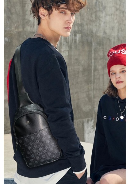 Zuckbear Gerald Deri Omuz Çantası - Siyah fiyatları