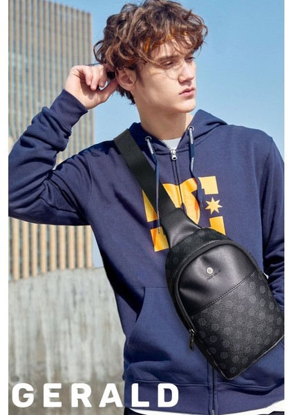 Zuckbear Gerald Deri Omuz Çantası - Siyah modelleri