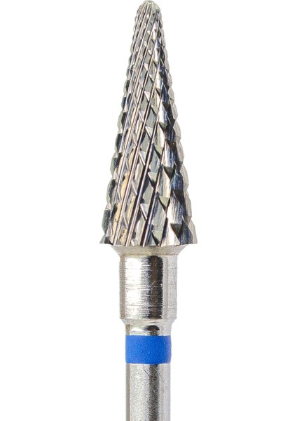 Manikür Çıkarma Çelik Törpü Ucu Mavi Mızrak Koni FKDE-050C