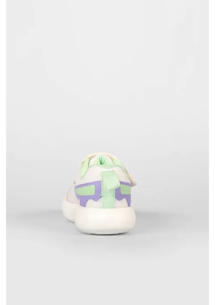 Melodic 346.P25Y.161-1104 Işıklı Phlon Hafif Taban Cırtlı Çocuk Spor Ayakkabı Beyaz Pudra fırsatları