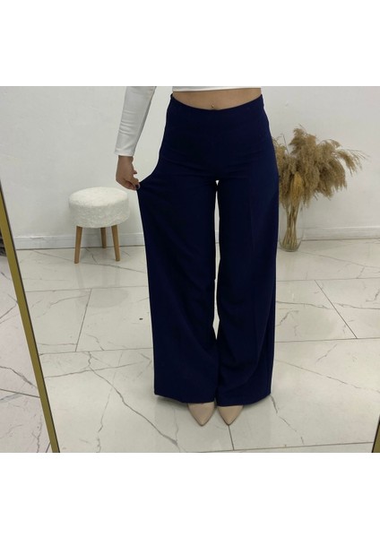 Kadın Çakızlı Yüksek Bel Klasik Pantolon - Şık ve Modern Tasarım