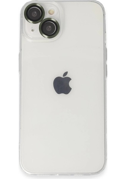 iPhone 14 Kılıf Luko Lens Silikon - Yeşil - TOA8178-8075