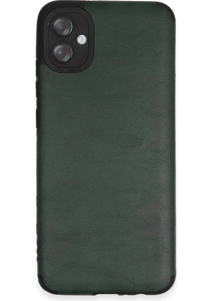 Samsung Galaxy A04E Kılıf Loop Deri Silikon - Yeşil Arbkd