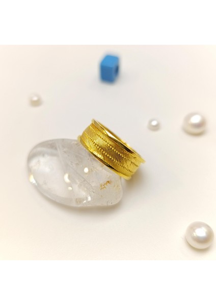 Trabzon Hasırı Taşsız Yüzük 14 Ayar Altın Hd Videolu